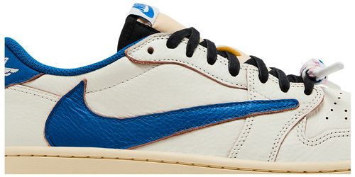 Fragment Design x Travis Scott x Air Jordan 1 Retro Low OG SP 'Sail Military Blue' 2025