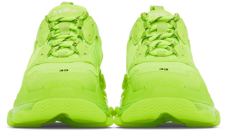 Balenciga Tripple S Fluo Yellow
