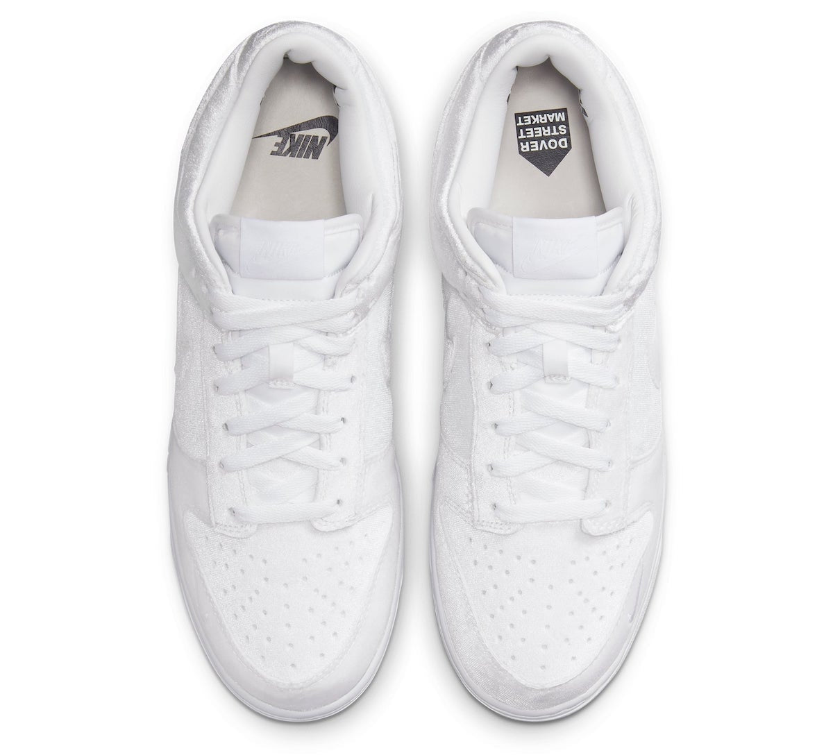 Dover Street Market x Dunk Low 'White Velvet'