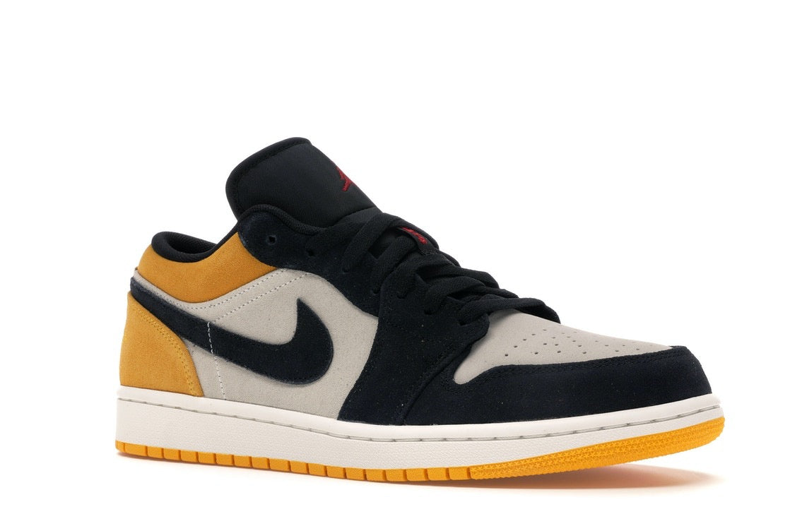 Air Jordan 1 Low Sail University Gold Black