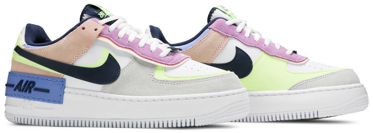 Wmns Air Force 1 Shadow 'Crimson Tint Volt'