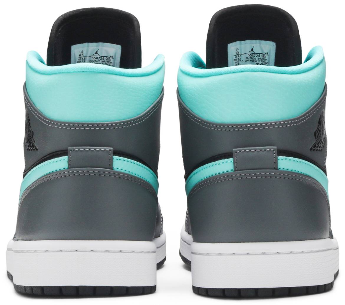Air Jordan 1 Mid 'Grey Aqua'