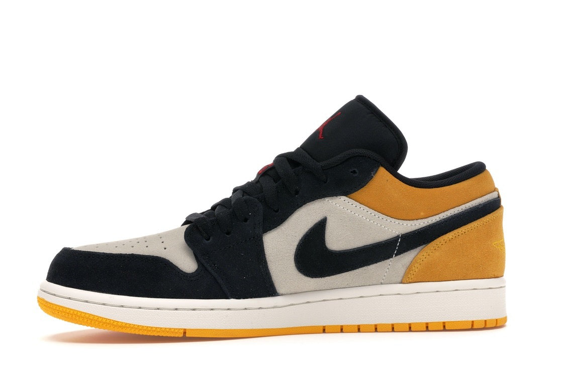 Air Jordan 1 Low Sail University Gold Black