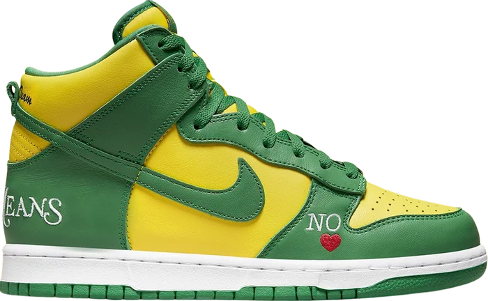 Supreme x Dunk High SB 'By Any Means - Brazil'