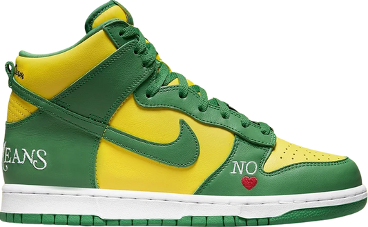 Supreme x Dunk High SB 'By Any Means - Brazil'