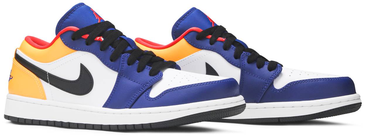 Air Jordan 1 Low 'White Deep Royal Blue'