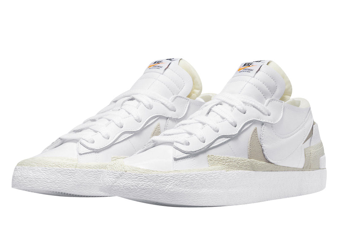Sacai X Nike Blazer Low ‘White Patent‘