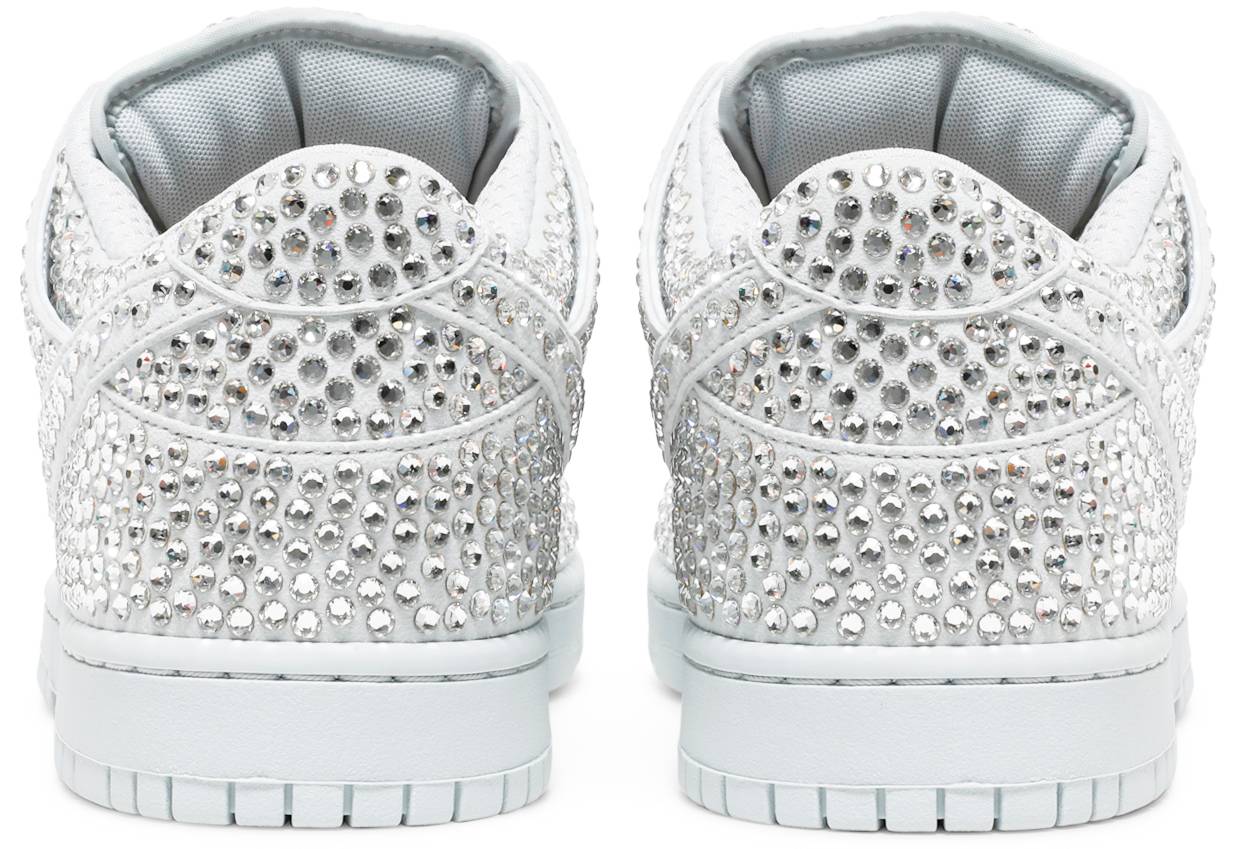 Cactus Plant Flea Market x Swarovski x Dunk Low 'Pure Platinum'