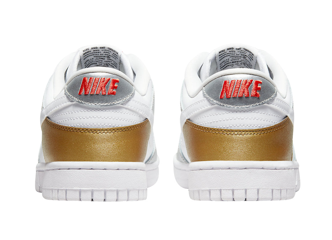 Wmns Dunk Low SE 'Silver Gold Metallic'