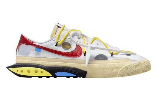 Off-White X Nike Blazer Low ‘White University Red‘