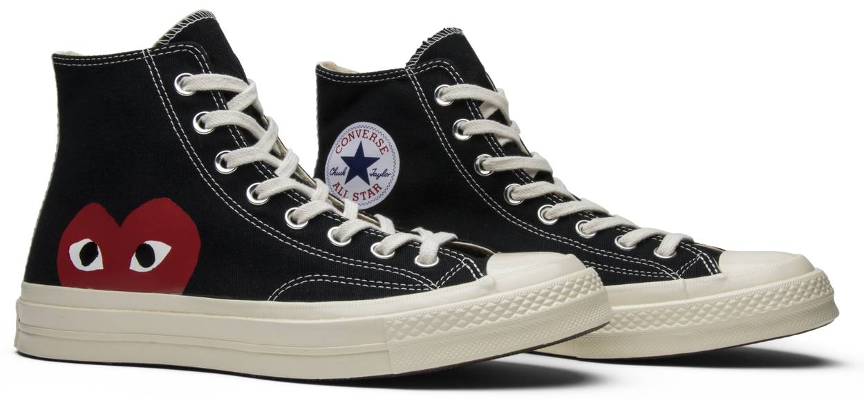 Comme des Garçons x Chuck Taylor All Star Hi 'Play'