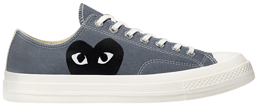Comme des Garçons PLAY x Chuck 70 Low 'Steel Gray'
