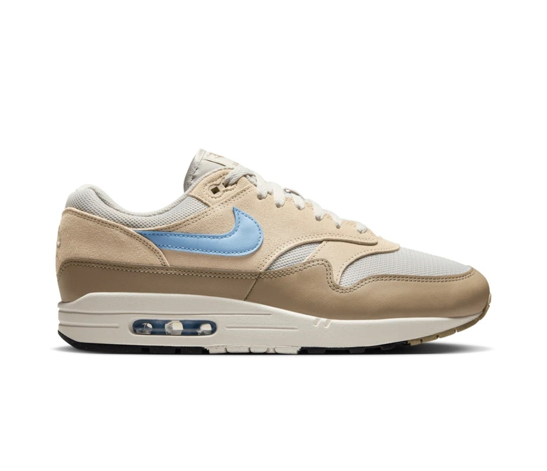 Air Max 1 Essential "Light Bone Psychic Blue"