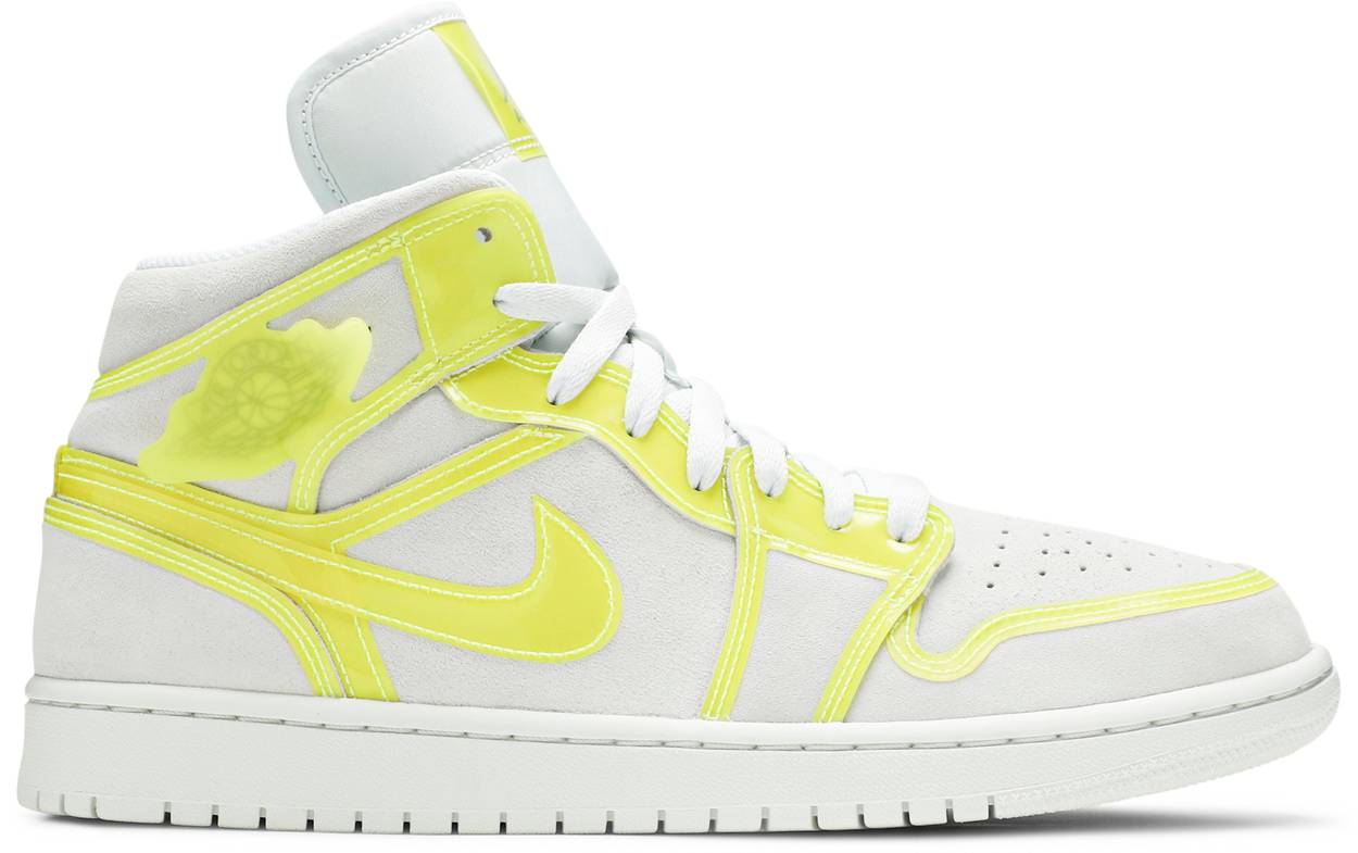 Wmns Air Jordan 1 Mid LX 'Off White Opti Yellow'
