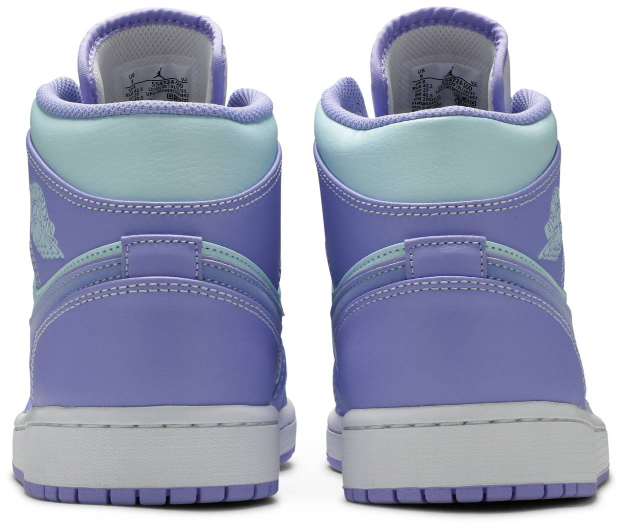 Air Jordan 1 Mid 'Purple Pulse Glacier Blue'