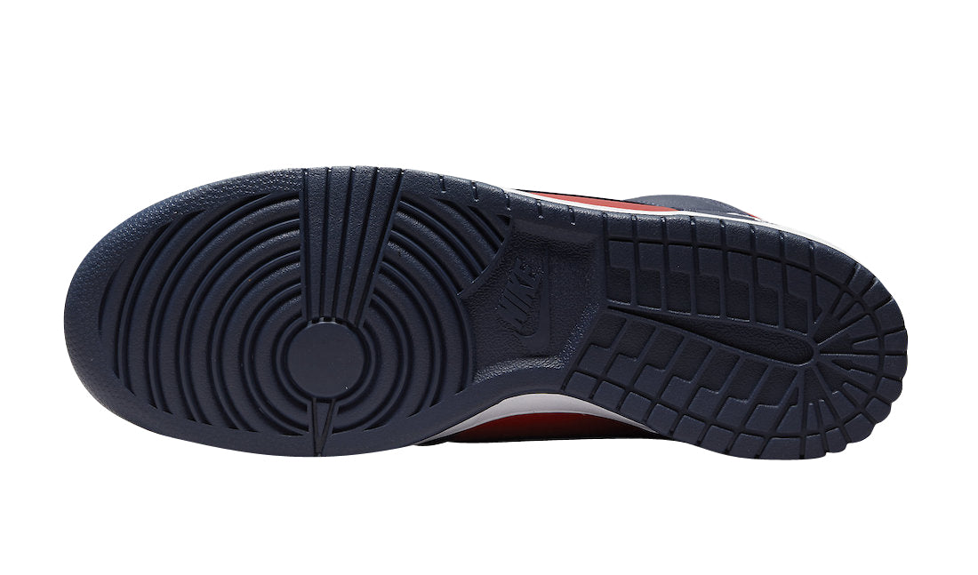 Supreme x Dunk High SB 'By Any Means - Red Navy'