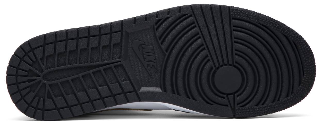 Air Jordan 1 Mid Patent 'Black Gold'