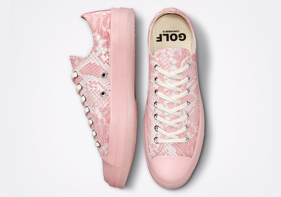 Golf Wang x Chuck Taylor 1970 Low 'Pink Python'