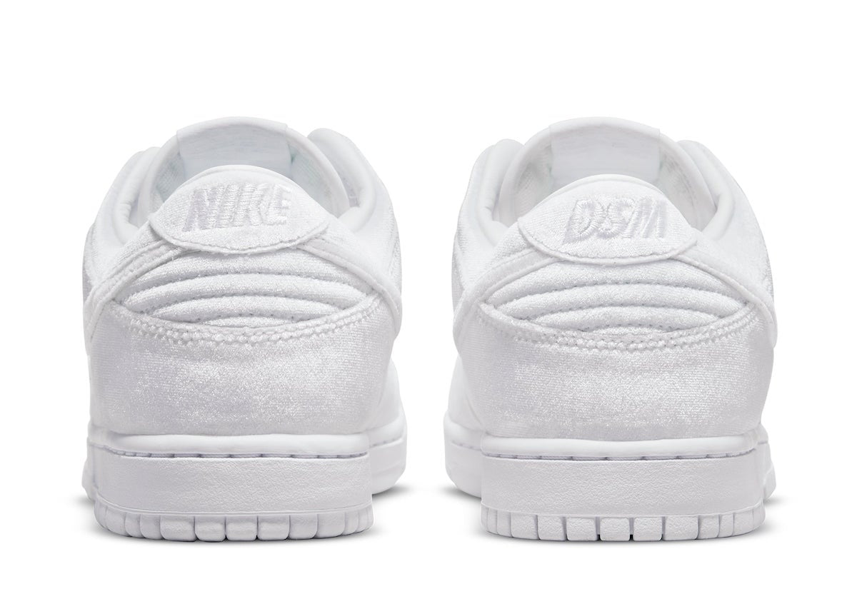 Dover Street Market x Dunk Low 'White Velvet'