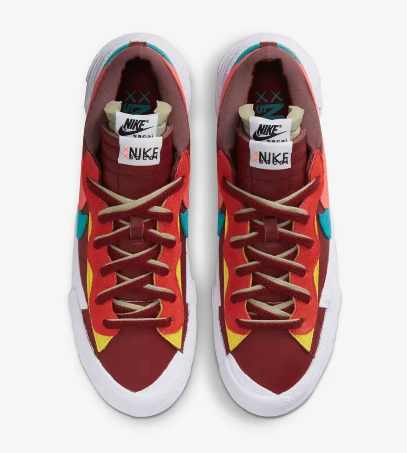 KAWS x sacai x Blazer Low 'Team Red'