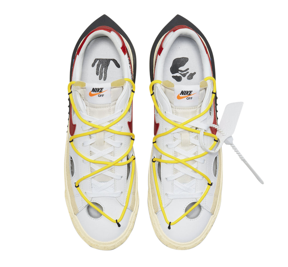 Off-White X Nike Blazer Low ‘White University Red‘