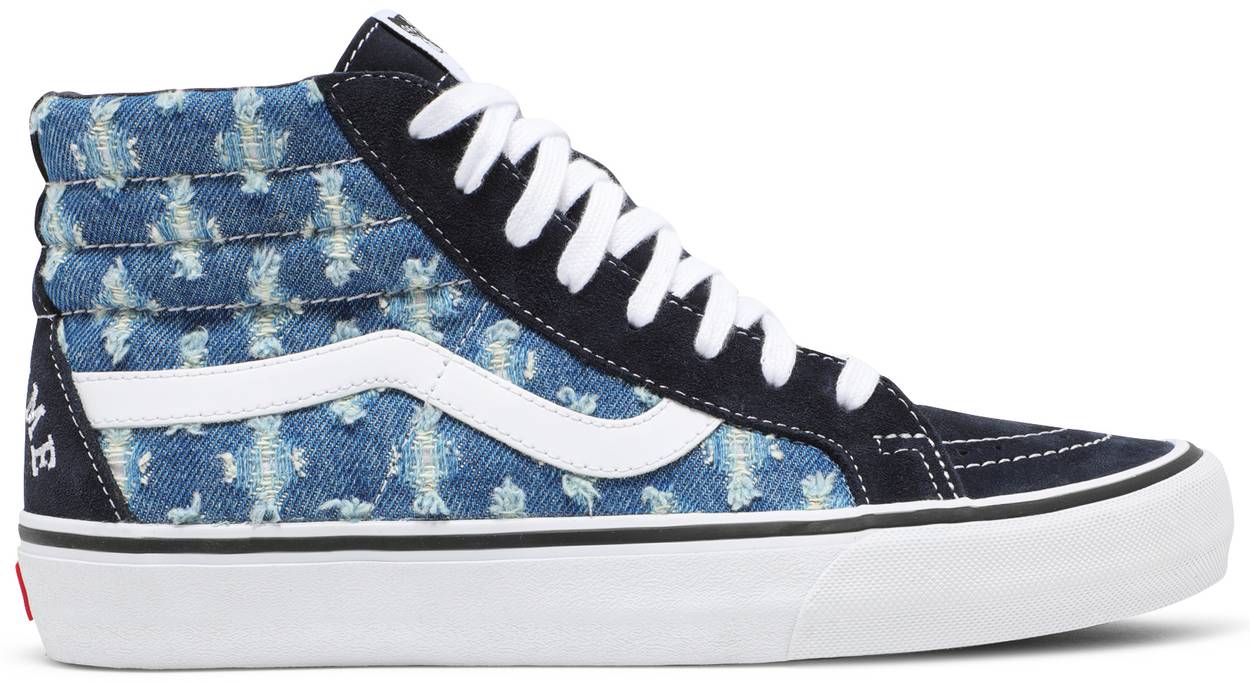 Supreme x Sk8-Hi 'Blue Hole Punch Denim'