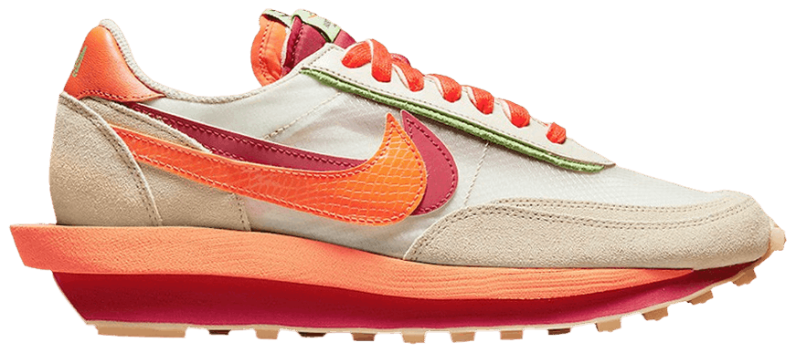 sacai x Clot x LDWaffle 'Net Orange Blaze'