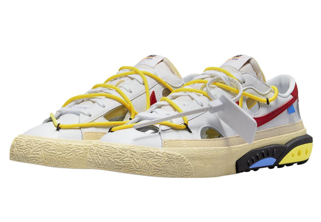Off-White X Nike Blazer Low ‘White University Red‘