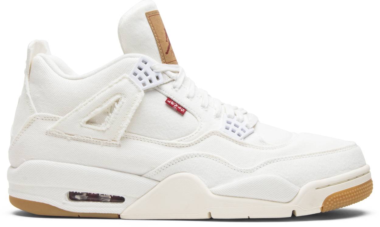 Air Jordan 4 Retro Levi's White (Levi's Tag)