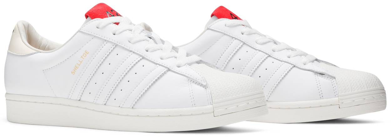 424 x Superstar Shell Toe 'White Scarlet'