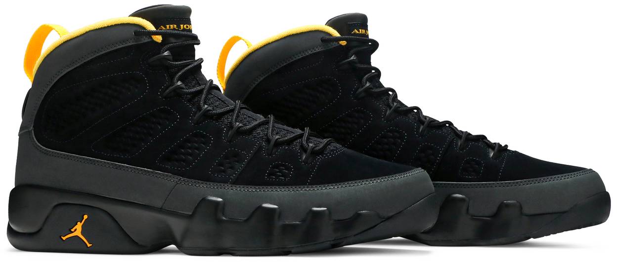 Air Jordan 9 Retro ‘Dark Charcoal University Gold’