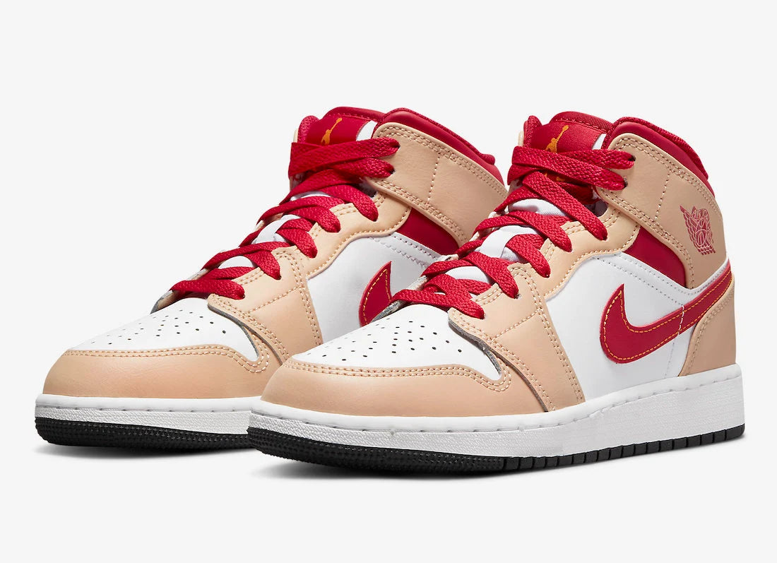 Air Jordan 1 Mid “Beige Red”