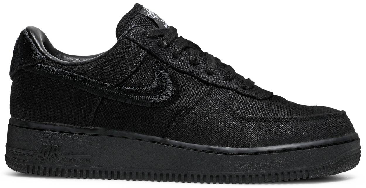 Stussy x Air Force 1 Low 'Triple Black'