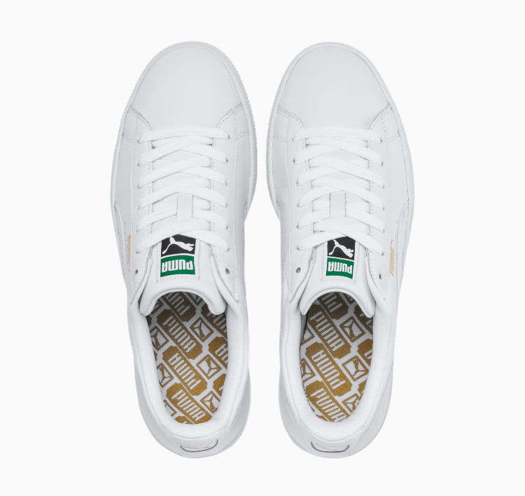 Puma Heritage Basket Classic Sneakers(white-white)