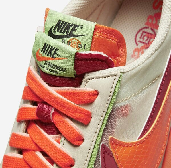 sacai x Clot x LDWaffle 'Net Orange Blaze'