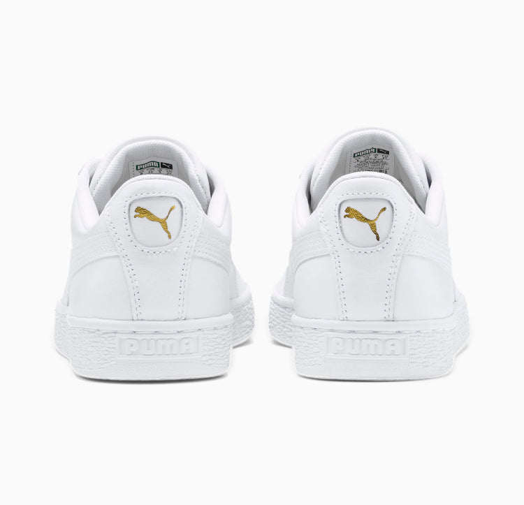 Puma Heritage Basket Classic Sneakers(white-white)