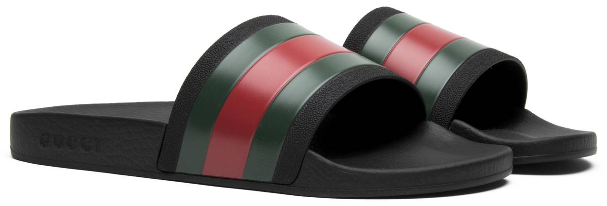 Gucci Pursuit '72 Rubber Slide 'Black'