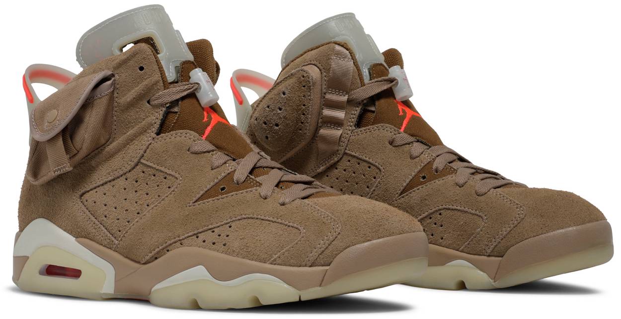 Travis Scott x Air Jordan 6 Retro 'British Khaki'