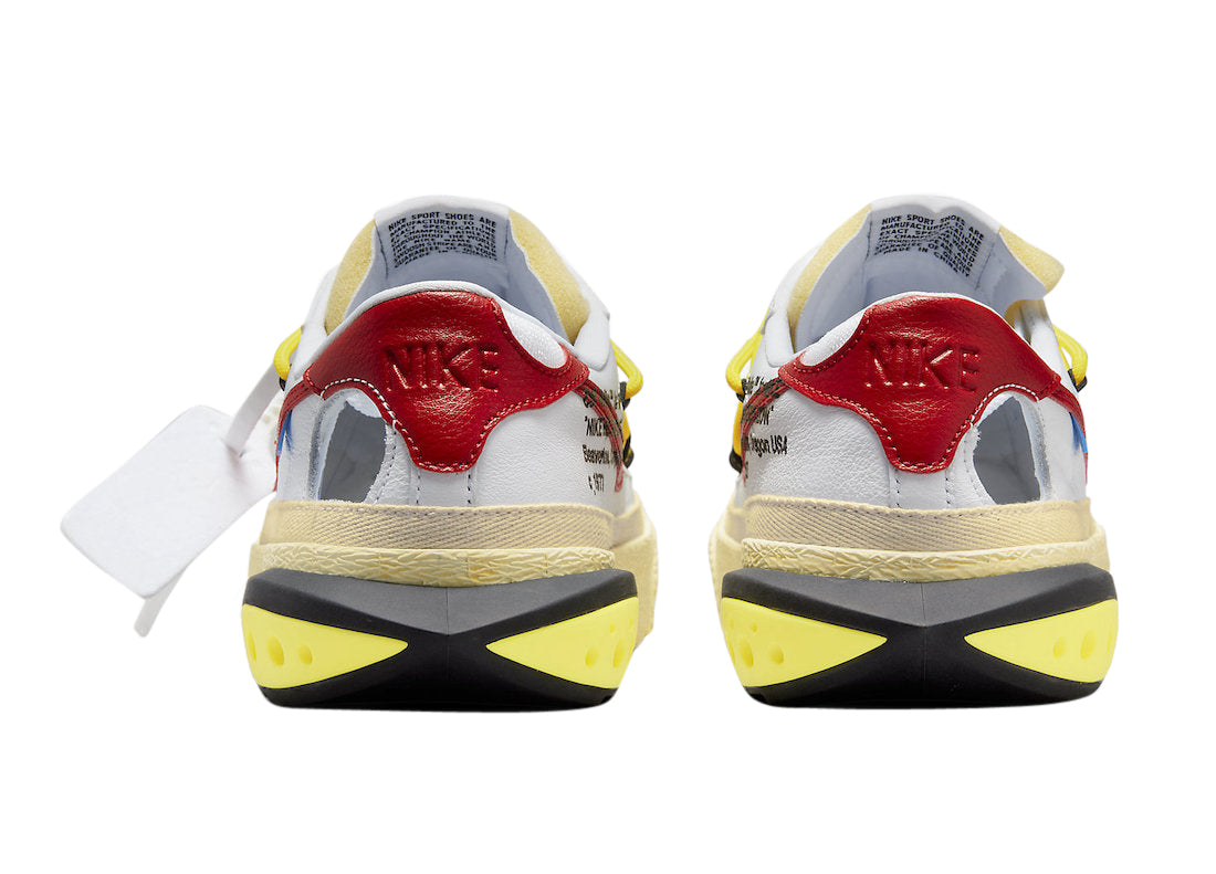 Off-White X Nike Blazer Low ‘White University Red‘