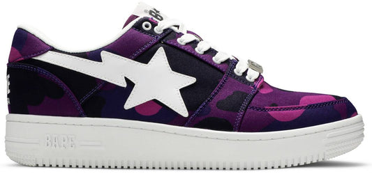 Bapesta Canvas Low 'Purple Camo'