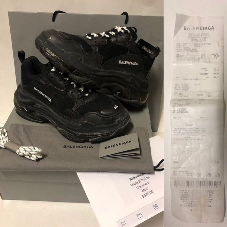 Balenciaga TRIPLE S SNEAKER BLACK