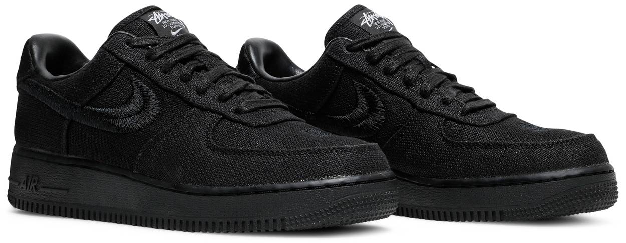 Stussy x Air Force 1 Low 'Triple Black'