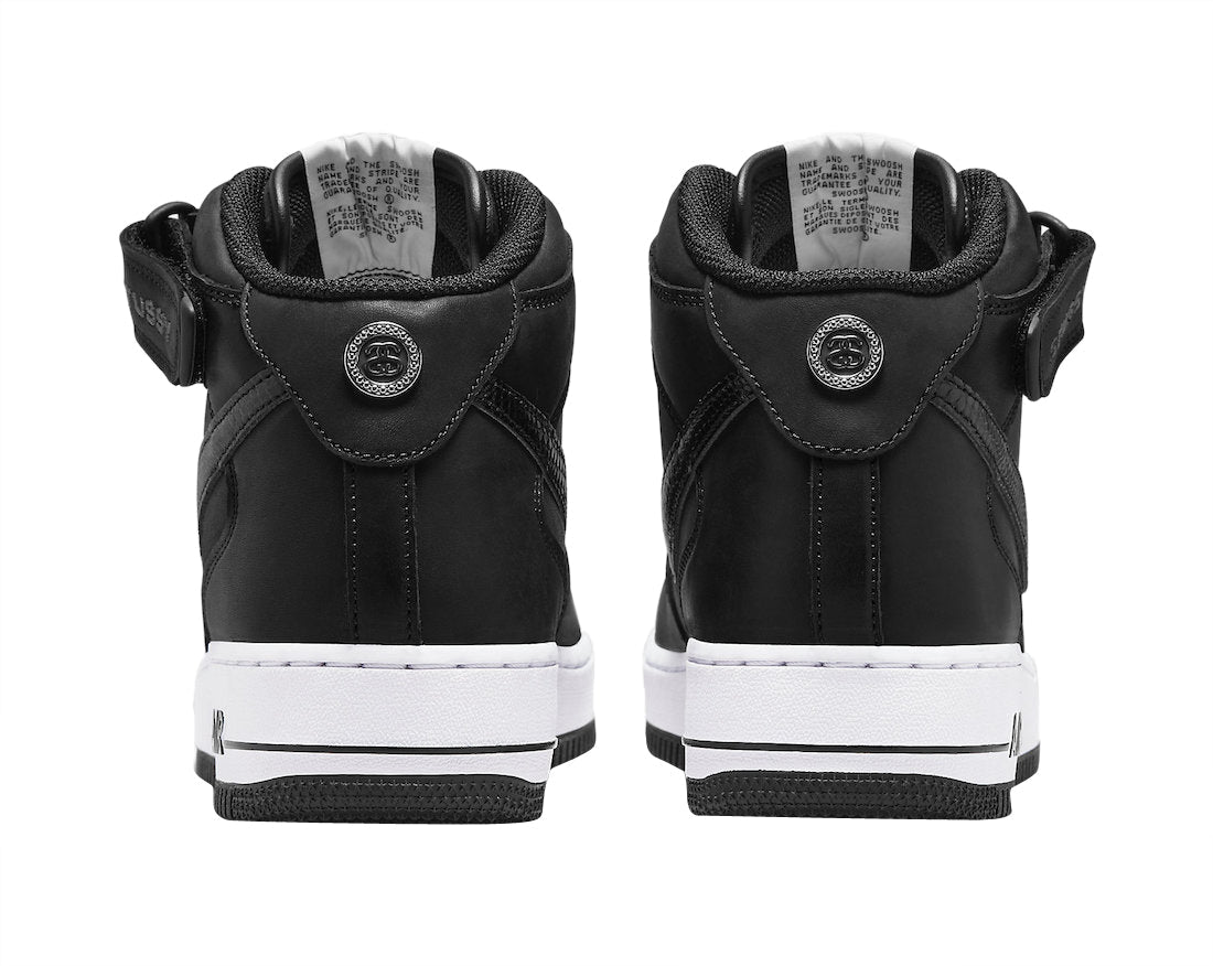 Stussy X Nike Air Force 1 Mid Black