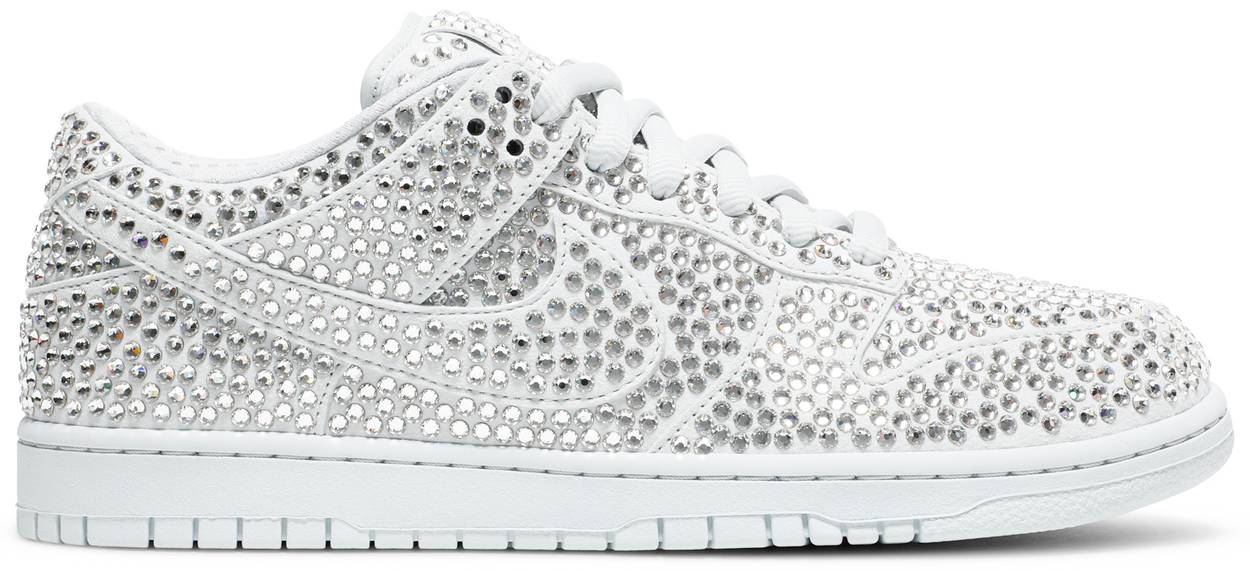 Cactus Plant Flea Market x Swarovski x Dunk Low 'Pure Platinum'
