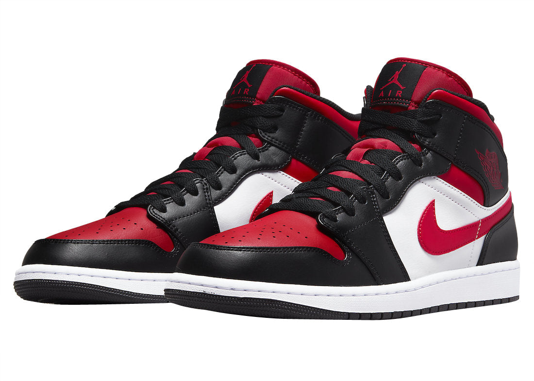 Air Jordan 1 Mid ‘White Black Red‘