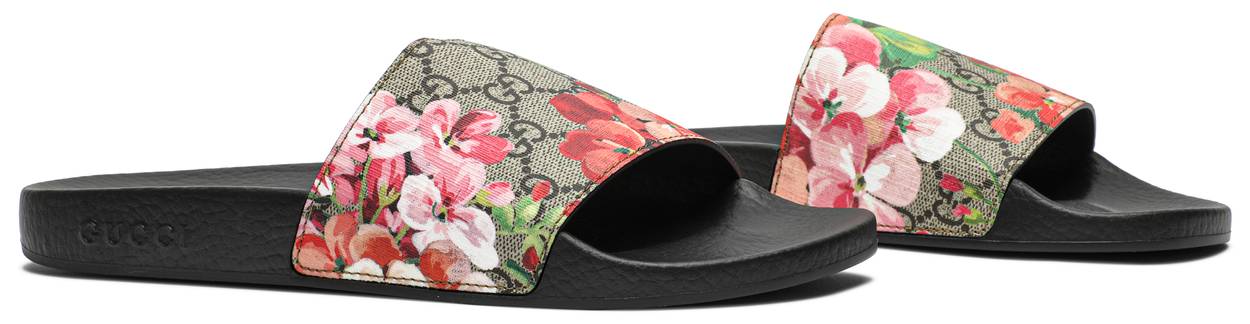 Gucci Wmns GG Supreme Slide 'Blooms'