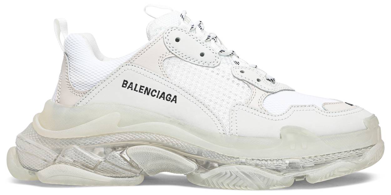 Balenciaga Wmns Triple S 'White Clear Sole'