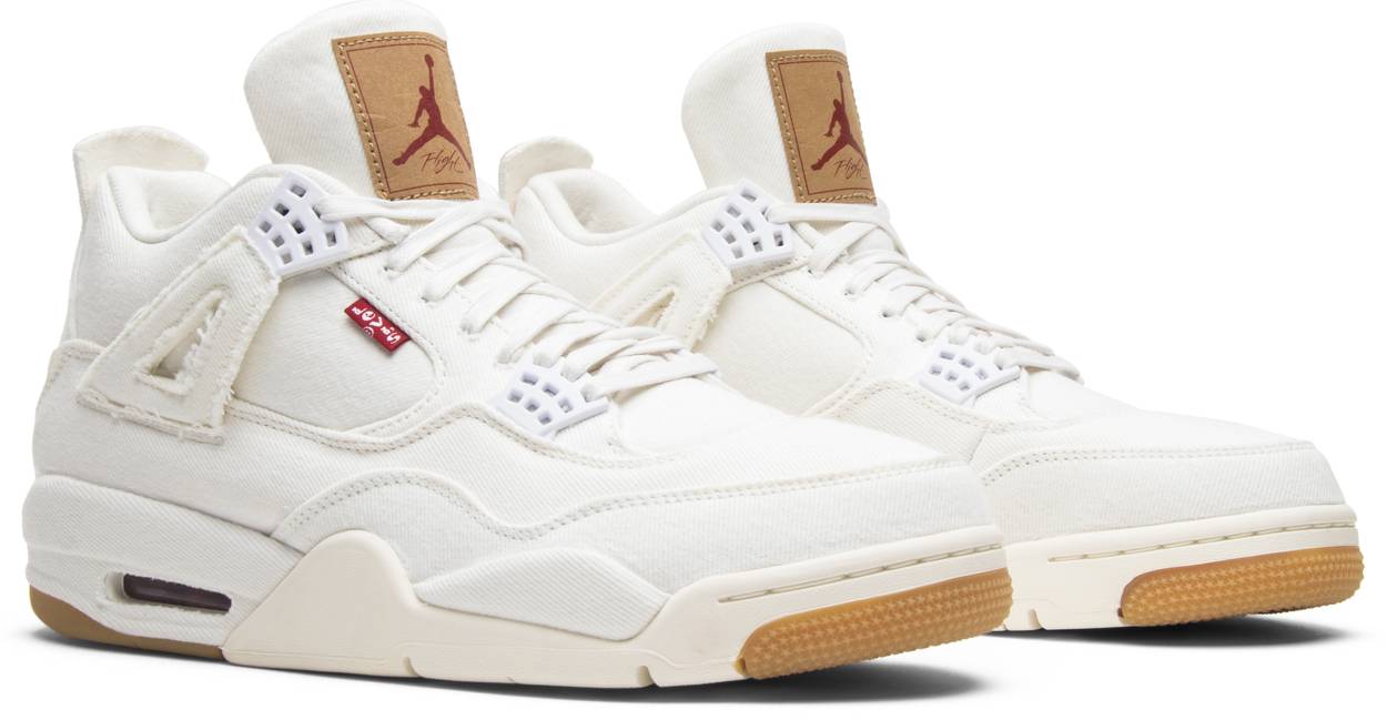Air Jordan 4 Retro Levi's White (Levi's Tag)