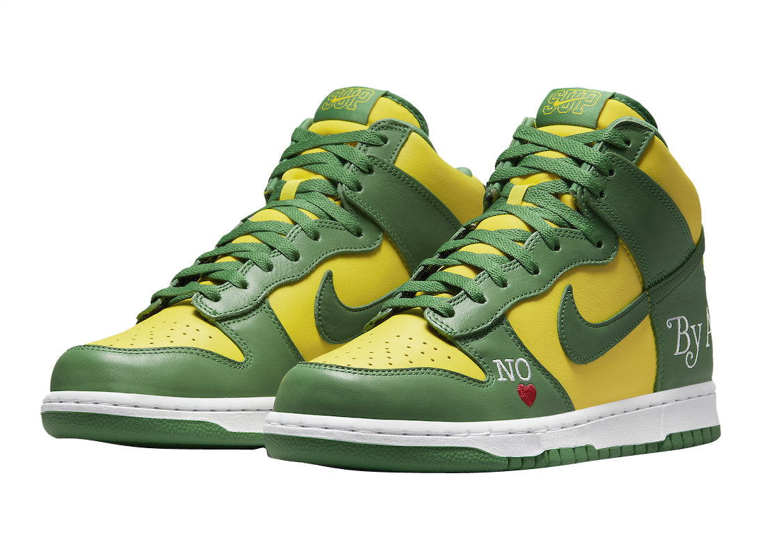 Supreme x Dunk High SB 'By Any Means - Brazil'