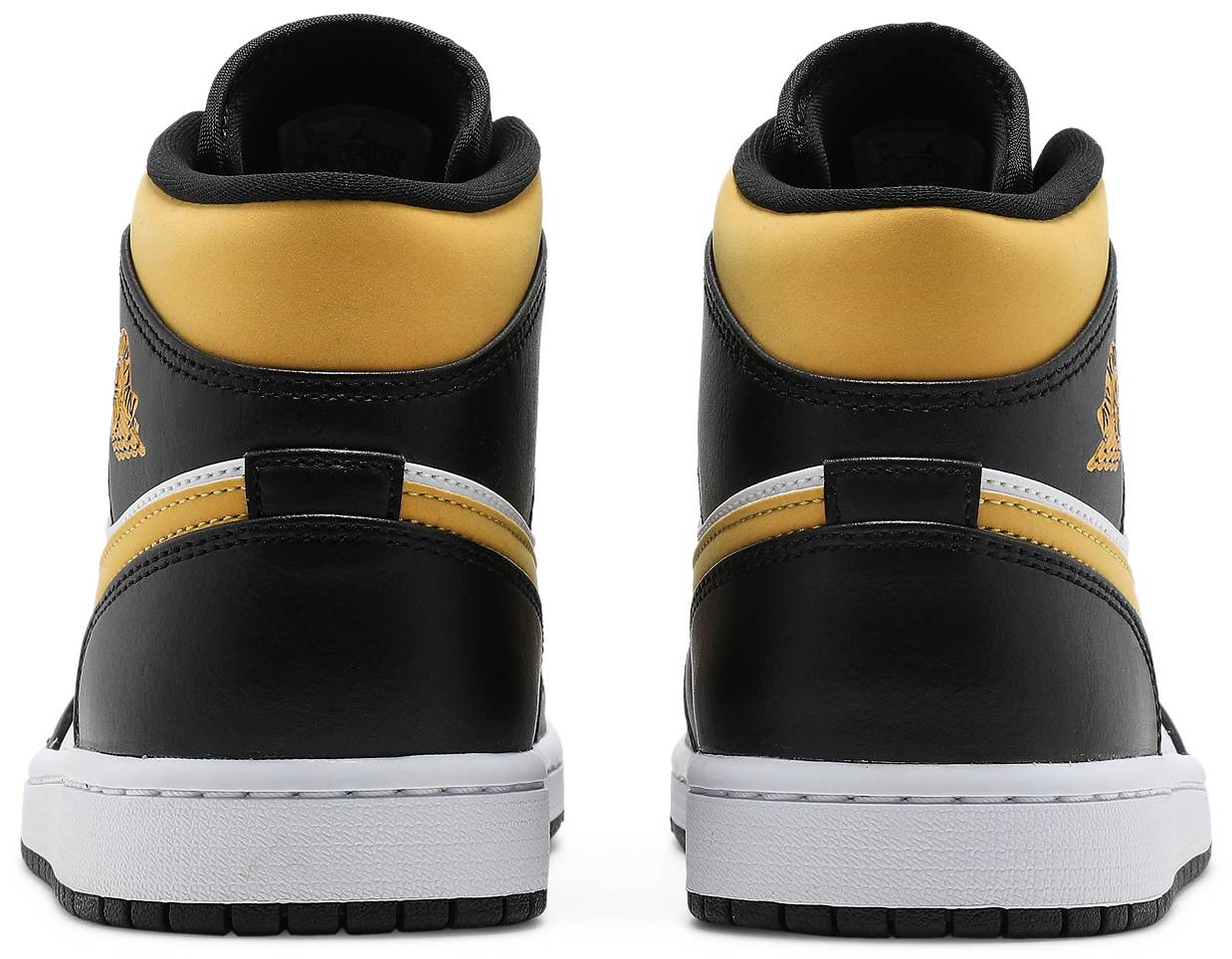 Air Jordan 1 Mid 'Black University Gold'